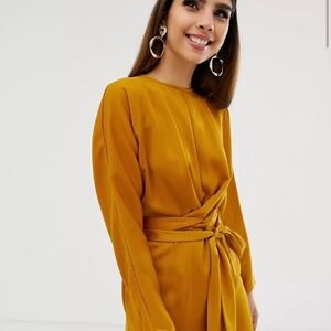 ASOS DESIGN satin maxi dress